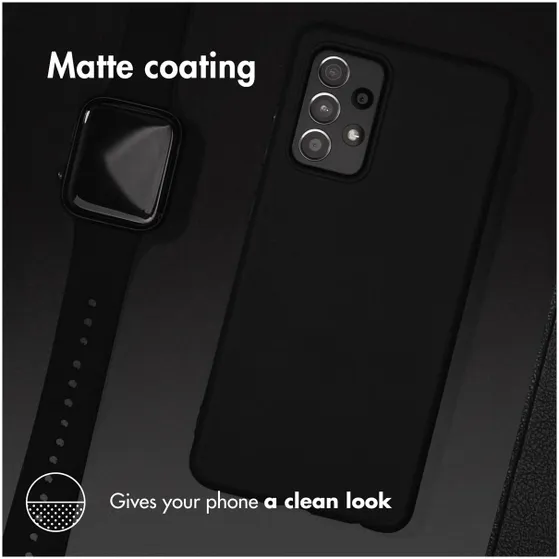 Accezz Color Backcover Samsung Galaxy A55 Zwart