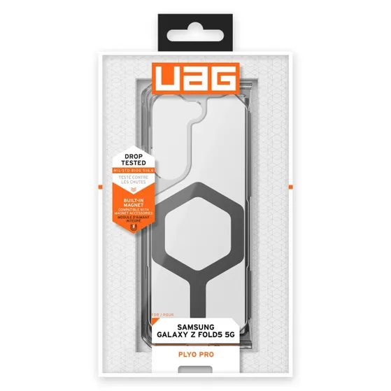 UAG Plyo Pro Backcover Samsung Galaxy Z Fold 5 Donkergrijs
