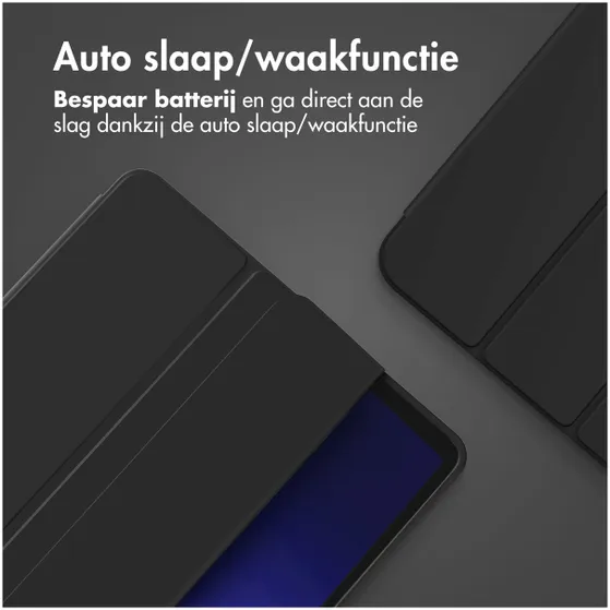 Accezz Smart Silicone Bookcase Samsung Galaxy Tab A9 Plus Zwart