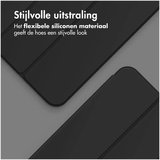 Accezz Smart Silicone Bookcase Samsung Galaxy Tab A9 Plus Zwart
