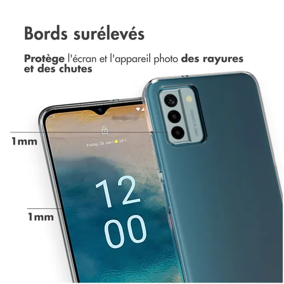 Accezz Clear Backcover Nokia G22 Transparant