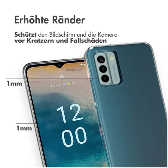 Accezz Clear Backcover Nokia G22 Transparant