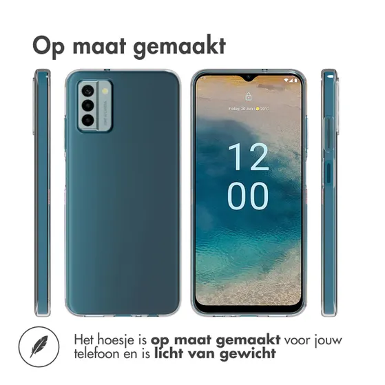 Accezz Clear Backcover Nokia G22 Transparant