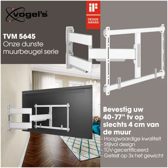 Vogels TVM 5645 Wit