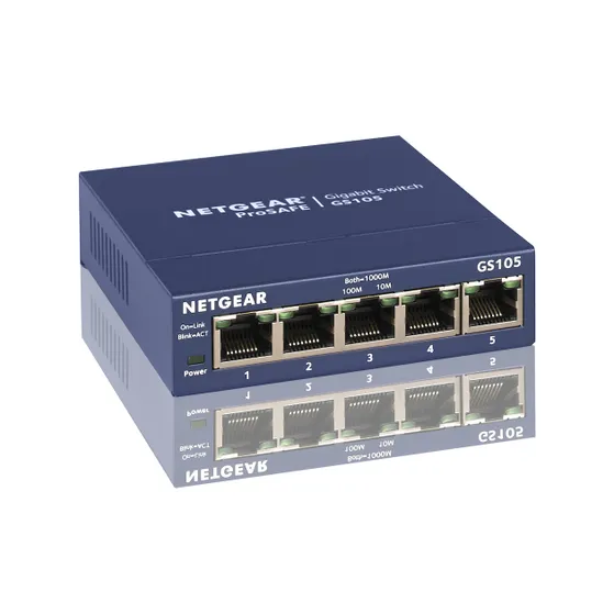 Netgear Prosafe GS105 Blauw