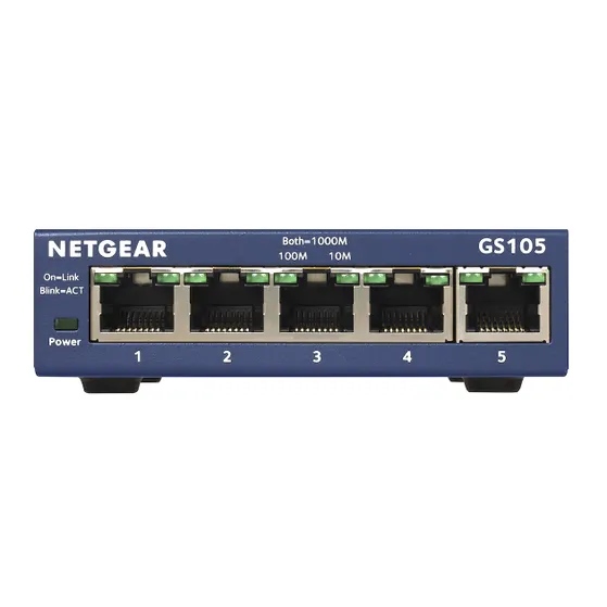 Netgear Prosafe GS105 Blauw