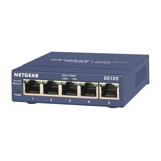Netgear Prosafe GS105 Blauw