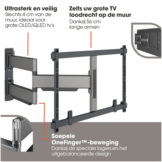 Vogels TVM 5645 Zwart