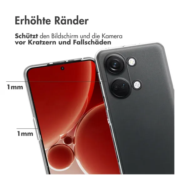 Accezz Clear Backcover OnePlus Nord 3 Transparant