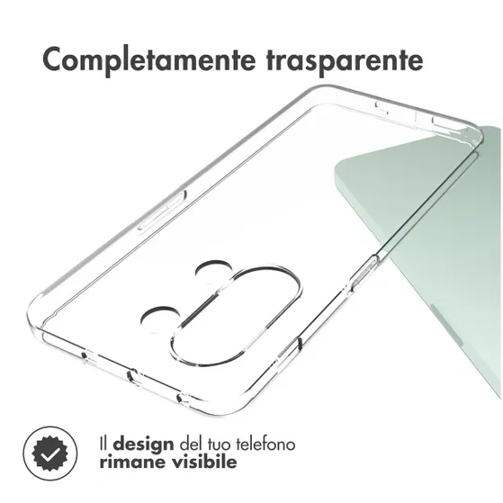 Accezz Clear Backcover OnePlus Nord 3 Transparant