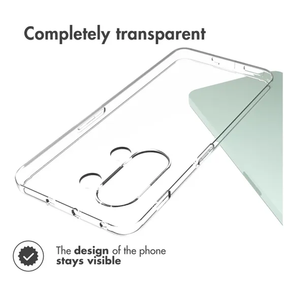 Accezz Clear Backcover OnePlus Nord 3 Transparant