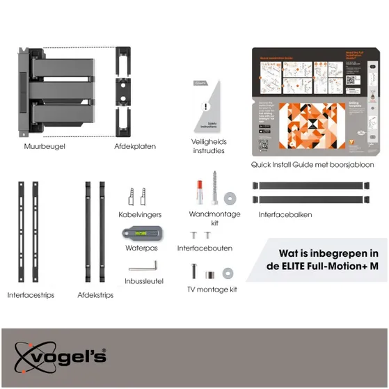 Vogels TVM 5445 Zwart