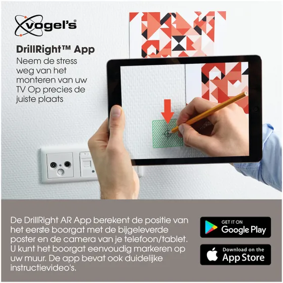 Vogels TVM 5445 Zwart