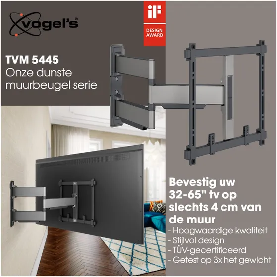 Vogels TVM 5445 Zwart