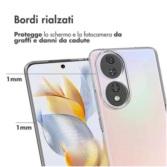 Accezz Clear Backcover Honor 90 Transparant