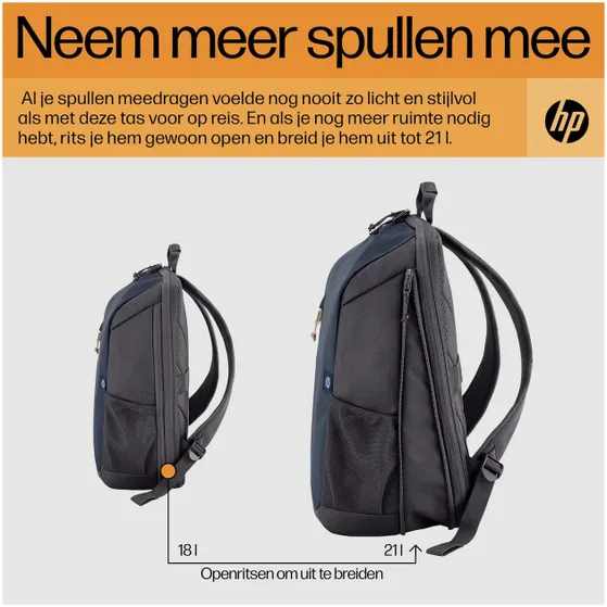 HP Travel 18L 15.6 BNG Laptop Backpack