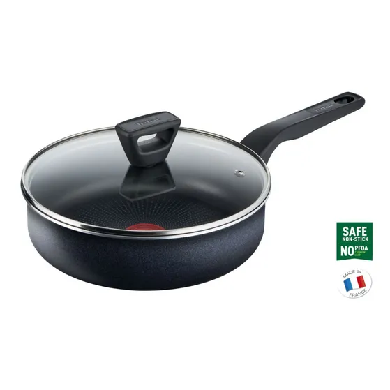 Tefal C38532 Hapjespan 24cm + deksel XL Force GEKH