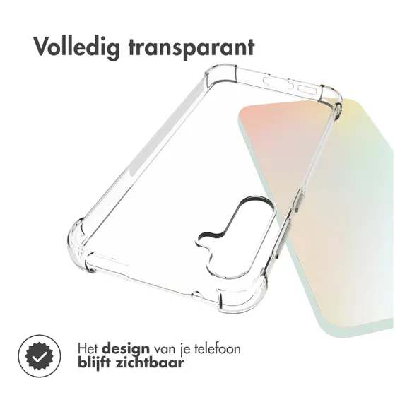 Accezz Clear Backcover Samsung Galaxy S23 FE Transparant