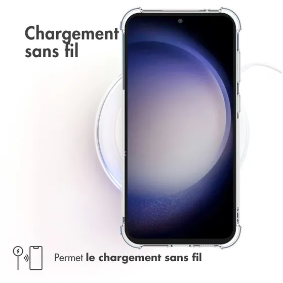 Accezz Clear Backcover Samsung Galaxy S23 FE Transparant