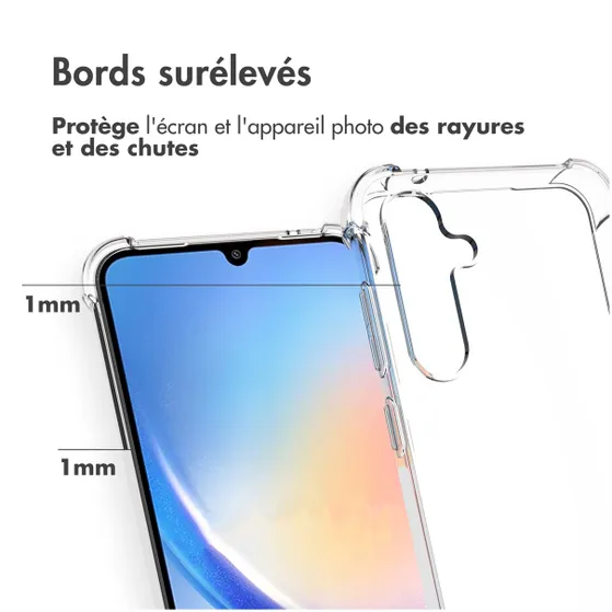 Accezz Clear Backcover Samsung Galaxy S23 FE Transparant