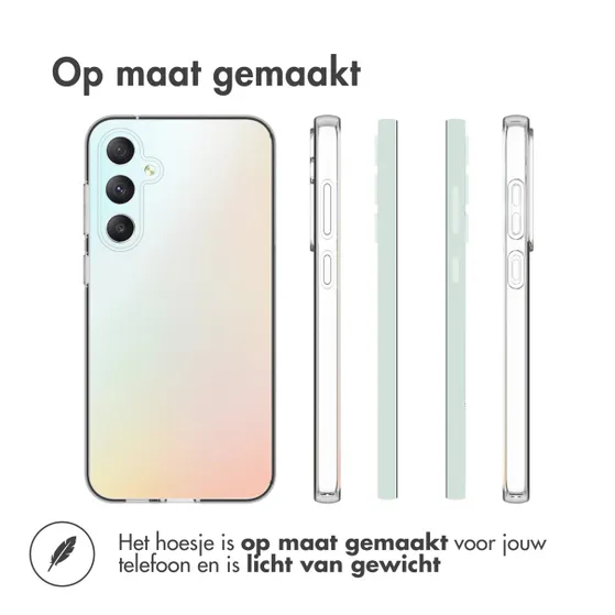 Accezz Clear Backcover Samsung Galaxy S23 FE Transparant