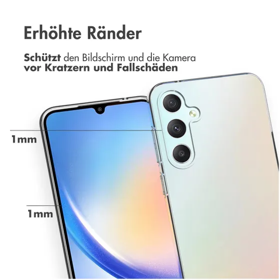 Accezz Clear Backcover Samsung Galaxy S23 FE Transparant