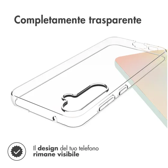 Accezz Clear Backcover Samsung Galaxy S23 FE Transparant