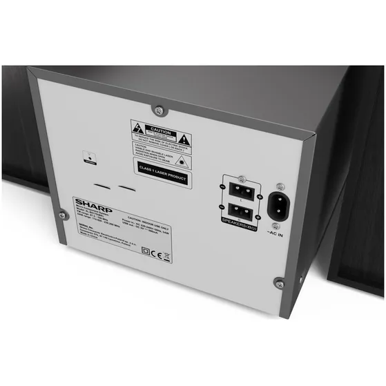 Sharp XL-B517 Zwart
