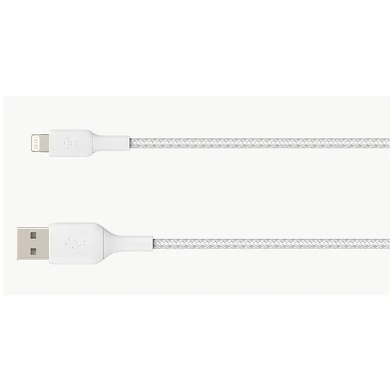 Belkin BOOST Braided A-LTG 3M Wit