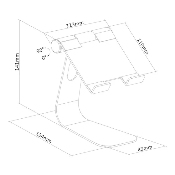 Neomounts Tablet Stand DS15-050SL1 Zilver