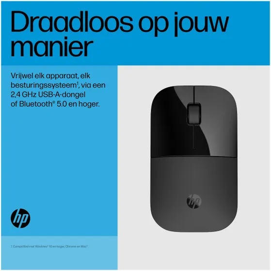 HP Z3700 Dual BLK Wireless Mouse EURO