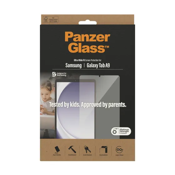PanzerGlass Screenprotector voor Samsung Galaxy Tab A9