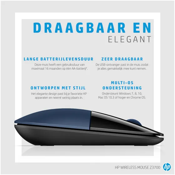 HP Z3700 WRLS LMB Mouse EURO