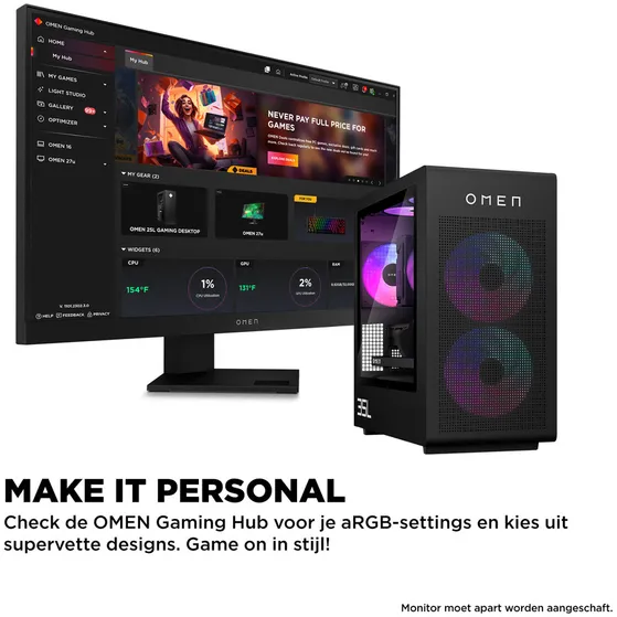 HP OMEN 35L Gaming Desktop GT16-1097nd