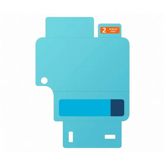 Samsung Anti-reflecting Film voor Flip 6 Transparant