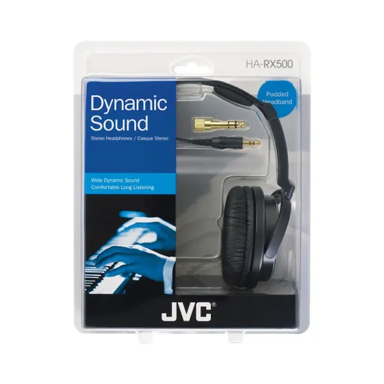 JVC HA-RX500-E Zwart/wit