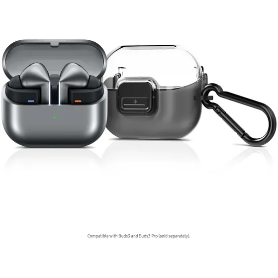 Samsung Buds3 Pro Clip Case Transparant