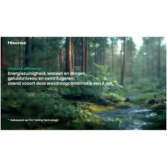 Hisense WD5I1245BBRH/BL Zwart