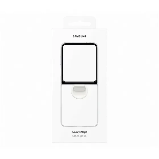 Samsung Clear Case voor Flip 6 Transparant