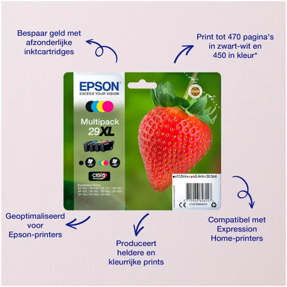 Epson T2981 Cartridge Zwart