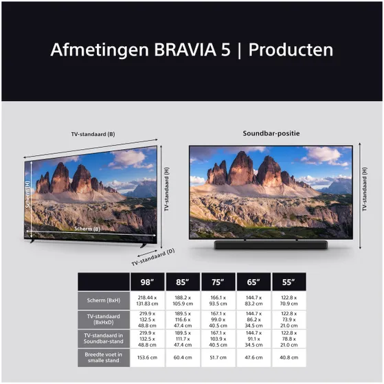 Sony K-85XR59BP (2025) BRAVIA 5