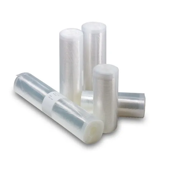 Solis 20X600 Folie Vacuumrollen  20 x 600 cm - 2 stuks Transparant