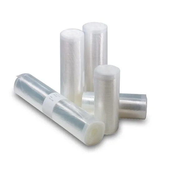 Solis 20X600 Folie Vacuumrollen  20 x 600 cm - 2 stuks Transparant