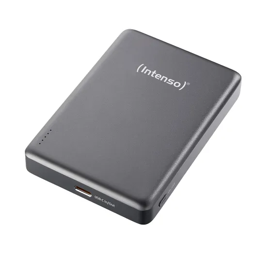 Intenso Magnetic Wireless Powerbank MW10000 Grijs