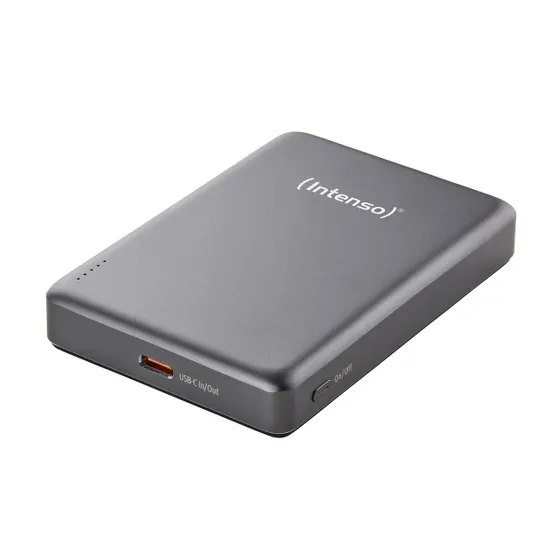 Intenso Magnetic Wireless Powerbank MW10000 Grijs