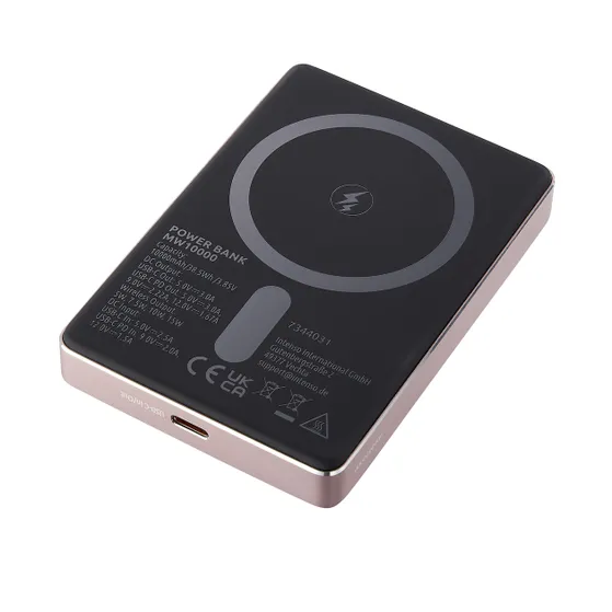 Intenso Magnetic Wireless Powerbank MW10000 Roze