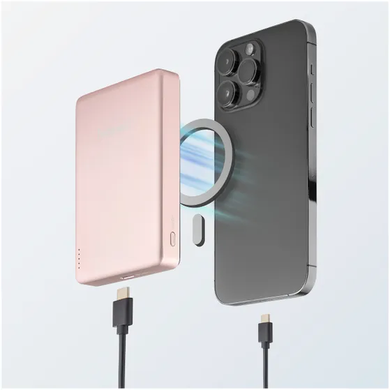 Intenso Magnetic Wireless Powerbank MW10000 Roze