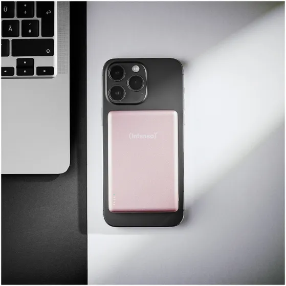 Intenso Magnetic Wireless Powerbank MW10000 Roze