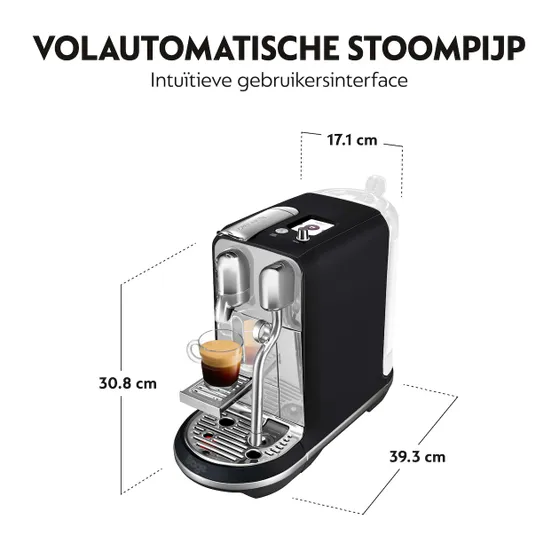 Sage Nespresso  CREATISTA PLUS SNE800BTR2ENL1 Zwart