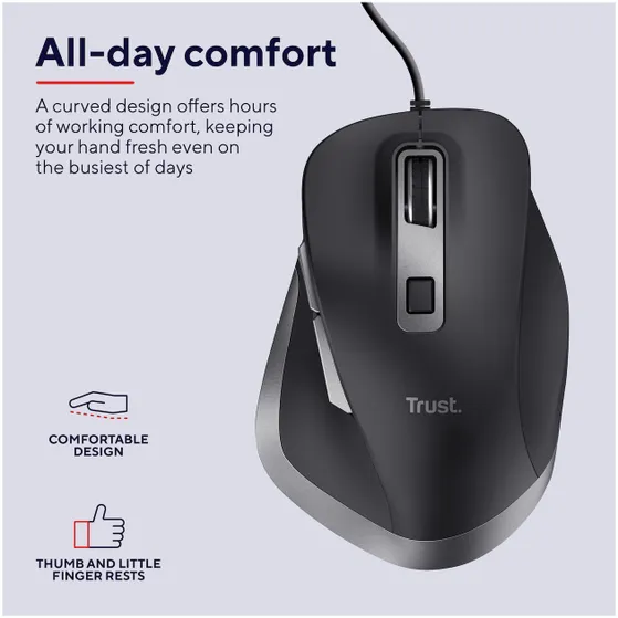 Trust Fyda Bedrade Muis